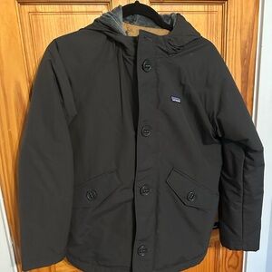 Patagonia Brown and Gray Fleece Jacket